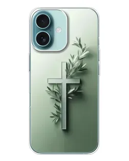 Чехол для iPhone 16 с картинкой «Оливковая ветвь»