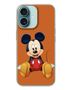 Чохол для iPhone 16 з картинкою «Міккі відпочиває»