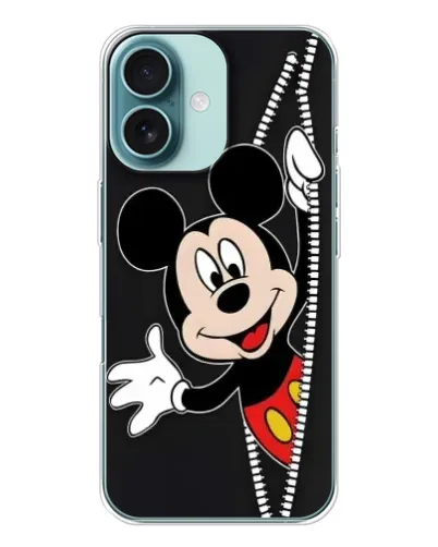 Чохол для iPhone 16 з картинкою «Міккі розсуває стіни»