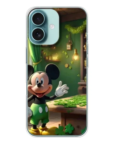 Чохол для iPhone 16 з картинкою «Міккі в майстерні»