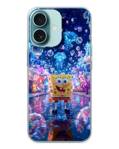 Чохол для iPhone 16 з картинкою «Неоновий океан»