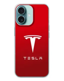 Чохол для iPhone 16 з картинкою «Tesla Red Classic» Чохол для iPhone 16 з картинкою «Tesla Red Classic»