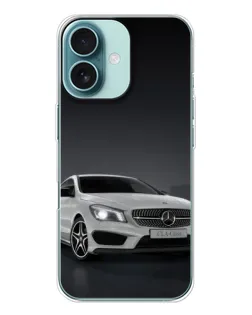 Чохол для iPhone 16 з картинкою «Mercedes AMG GT Silver» Чохол для iPhone 16 з картинкою «Mercedes AMG GT Silver»