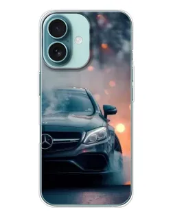 Чохол для iPhone 16 з картинкою «Mercedes — нічне місто» Чохол для iPhone 16 з картинкою «Mercedes — нічне місто»