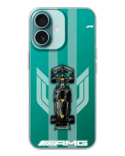 Чохол для iPhone 16 з картинкою «Mercedes AMG Petronas»