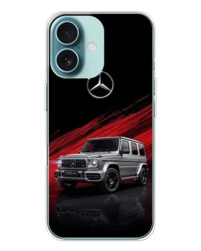 Чохол для iPhone 16 з картинкою «Mercedes G-Class червоний»