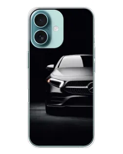 Чохол для iPhone 16 з картинкою «Світло фар Mercedes»
