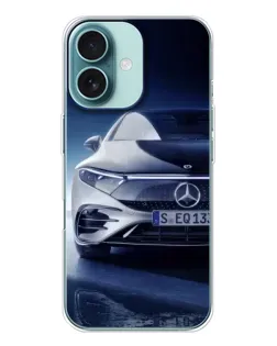 Чохол для iPhone 16 з картинкою «Mercedes EQ — майбутнє»