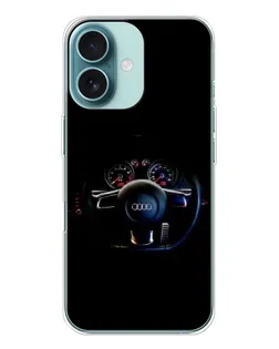 Чохол для iPhone 16 з картинкою «Салон Audi — кермо» Чохол для iPhone 16 з картинкою «Салон Audi — кермо»