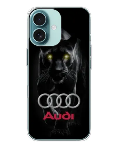 Чохол для iPhone 16 з картинкою «Пантера та Audi»