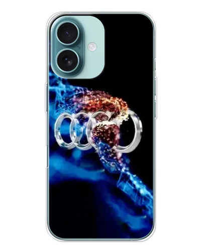 Чохол для iPhone 16 з картинкою «Енергія лого Audi»