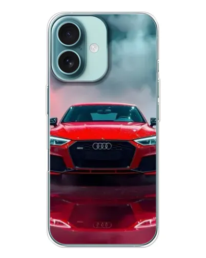 Чохол для iPhone 16 з картинкою «Audi RS — червоний стиль»