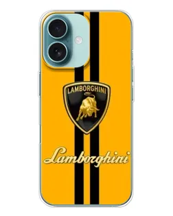 Чохол для iPhone 16 з картинкою «Lamborghini Stripe жовтий» Чохол для iPhone 16 з картинкою «Lamborghini Stripe жовтий»