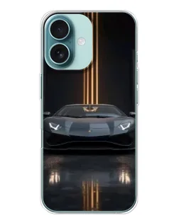 Чохол для iPhone 16 з картинкою «Lamborghini золоті лінії» Чохол для iPhone 16 з картинкою «Lamborghini золоті лінії»