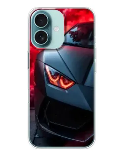 Чохол для iPhone 16 з картинкою «Lamborghini червоне сяйво» Чохол для iPhone 16 з картинкою «Lamborghini червоне сяйво»