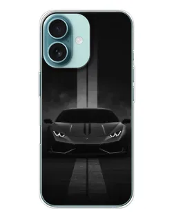Чохол для iPhone 16 з картинкою «Lamborghini симетрія доріг»