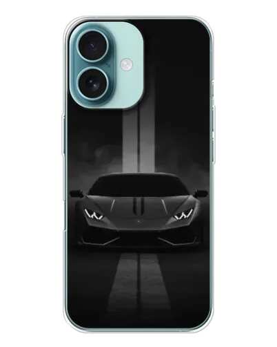 Чохол для iPhone 16 з картинкою «Lamborghini симетрія доріг»