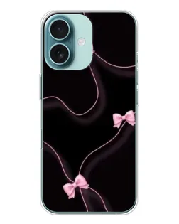 Чохол для iPhone 16 з картинкою «Рожеві стрічки»