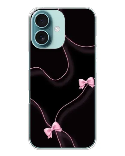 Чохол для iPhone 16 з картинкою «Рожеві стрічки»