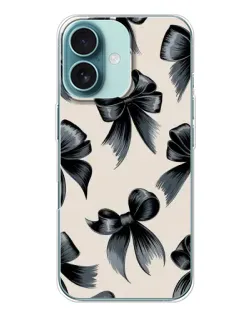 Чохол для iPhone 16 з картинкою «Банти Coquette»
