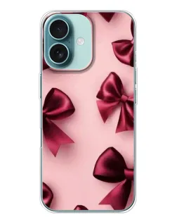 Чохол для iPhone 16 з картинкою «Бордовий атлас»