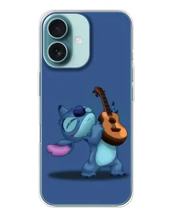 Чохол для iPhone 16 з картинкою «Стіч з укулеле»