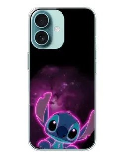 Чохол для iPhone 16 з картинкою «Неоновий Stitch»