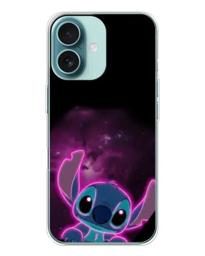 Чохол для iPhone 16 з картинкою «Неоновий Stitch»