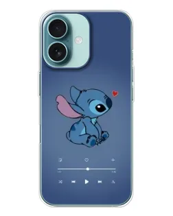 Чохол для iPhone 16 з картинкою «Музичний Stitch»