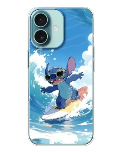 Чохол для iPhone 16 з картинкою «Стіч на хвилі»