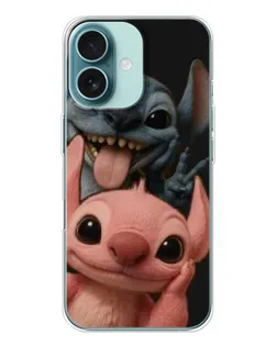 Чохол для iPhone 16 з картинкою «Стіч та Ангел»