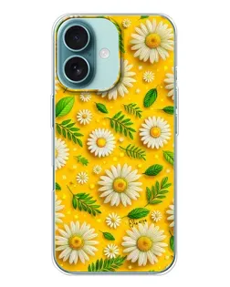 Чохол для iPhone 16 з картинкою «Ромашкове сонце»