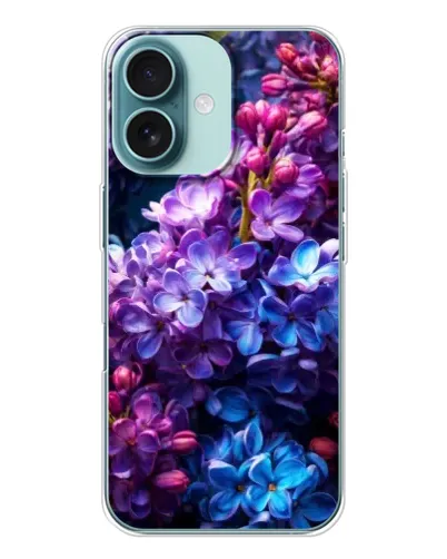Чохол для iPhone 16 з картинкою «Бузковий цвіт»