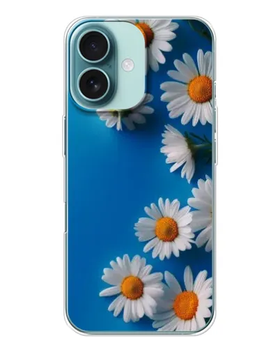 Чохол для iPhone 16 з картинкою «Білосніжні маргаритки»