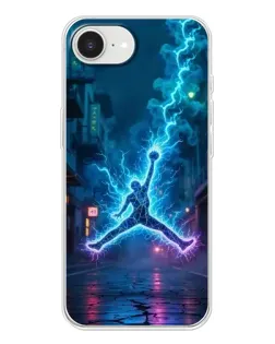Чохол для iPhone 16e з картинкою «Jordan Gold Jumpman»
