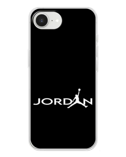 Чохол для iPhone 16e з картинкою «Jordan White Logo»