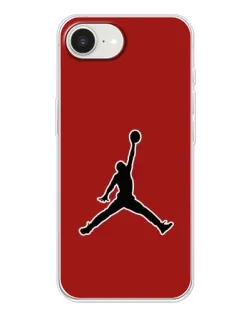 Чохол для iPhone 16e з картинкою «Jordan Red Back»