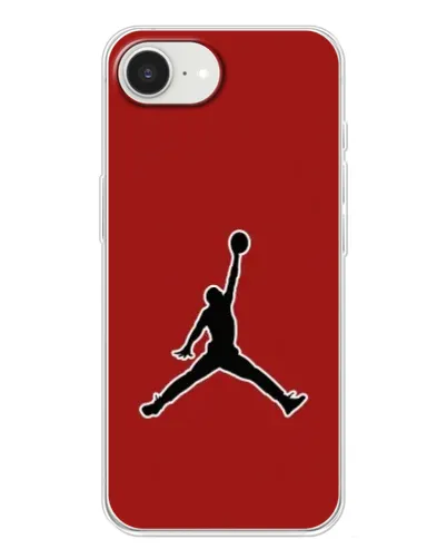 Чохол для iPhone 16e з картинкою «Jordan Red Back»