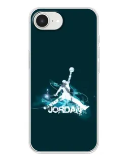 Чохол для iPhone 16e з картинкою «Jordan Blue Fire»