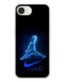 Чохол для iPhone 16e з картинкою «Jordan Neon Blue»