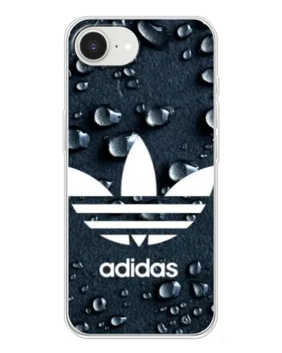 Чохол для iPhone 16e з картинкою «Adidas Trefoil Blue»