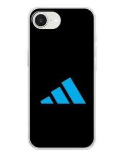 Чохол для iPhone 16e з картинкою «Adidas Cyan Logo»