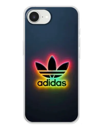 Чохол для iPhone 16e з картинкою «Неоновий Adidas»