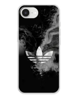 Чохол для iPhone 16e з картинкою «Абстрактний дим Adidas»