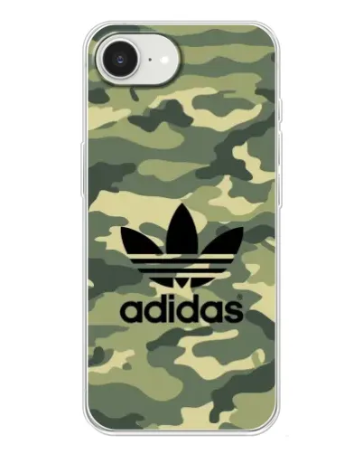 Чохол для iPhone 16e з картинкою «Мілітарі стиль Adidas»