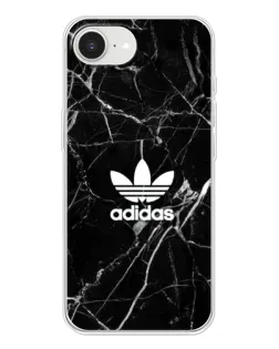 Чохол для iPhone 16e з картинкою «Білий мармур Adidas»