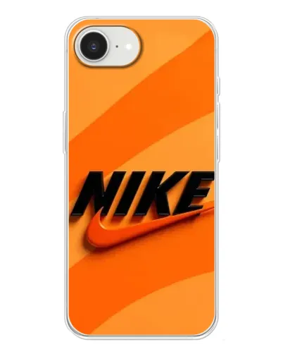 Чохол для iPhone 16e з картинкою «Помаранчевий драйв Nike»