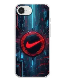 Чохол для iPhone 16e з картинкою «Техногенний стиль Nike»
