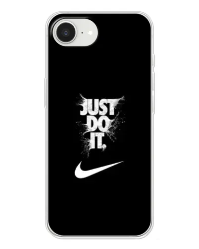 Чохол для iPhone 16e з картинкою «Текстовий принт Nike»