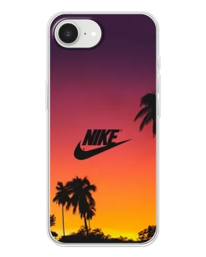 Чохол для iPhone 16e з картинкою «Nike на заході сонця»